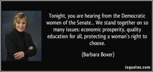 ... economic prosperity, quality education for all, protecting a woman's