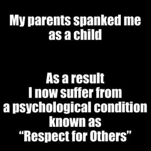 Respect for others...and myself