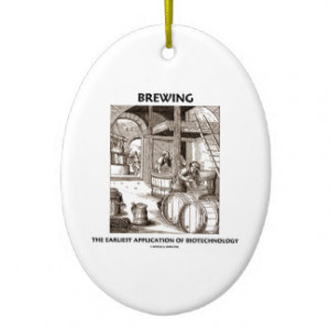 ... The Earliest Application Of Biotechnology Christmas Tree Ornament