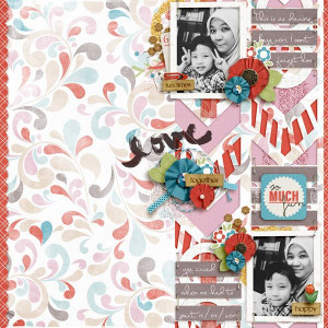 Head Over Heels template by Jimbo Jambo Designs; Happy Days Elements ...