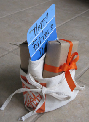 Here is a cute way that Sew Many Ways did a similiar gift wrap. Fun ...