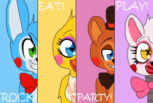 Five nights at freddy's 2 Fun Poster by Tinathekid567