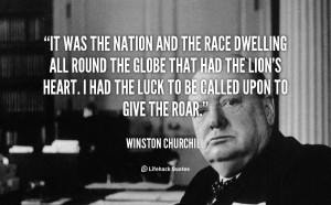 Winston Churchill Excitement