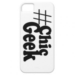 Hashtag Chic Geek Art Gifts iPhone 5 Cases