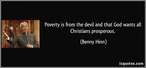 Benny Hinn Quote