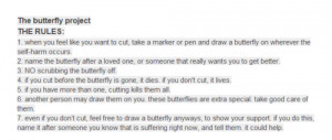 Self Harm Tumblr Quotes Butterfly, help, self harm,