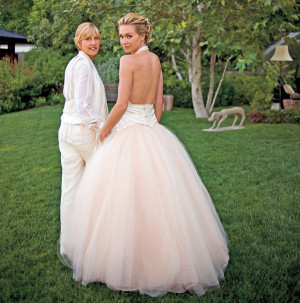 Ellen DeGeneres and Portia de Rossi