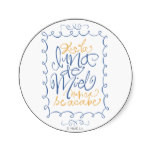 Luna de Miel / Honeymoon Classic Round Sticker