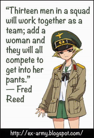 Well, Fred Reed deals with the intrinsic inability of women to be ...