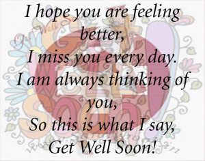 Hope You Feel Better Soon Quotes