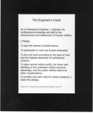 The Engineer's Creed