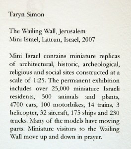 Taryn Simon, The Wailing Wall, Jerusalem Minu Israel, Latrum, Istrael ...