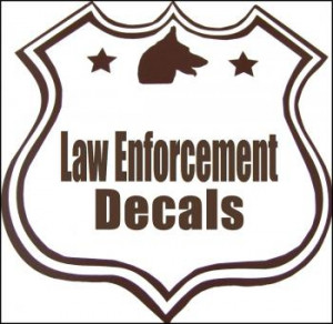 Law Enforcement Decals