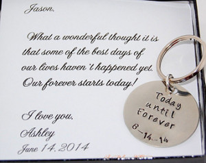 Wedding Day Quotes For Bride Groom Groom gift from bride,