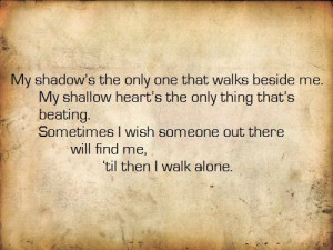 Green Day Boulevard Of Broken Dreams Quotes