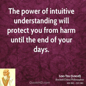 ... understanding will protect you from harm until the end of your days
