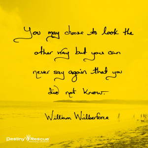 You may choose to look the other way but you can never say again that ...