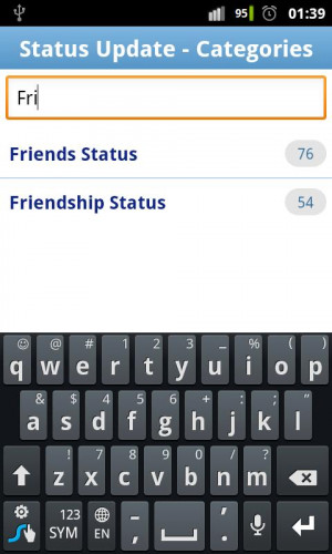 Statuses & Quotes for Facebook - screenshot
