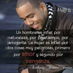 Imagen de Romeo Santos: las mujeres son infieles por…