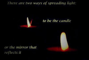 The two way of spreading light!