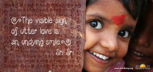 Quotes on Smile by Sri Sri Ravi Shankar
