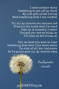 quote onerepublic secrets lyrics more secret lyrics secret onerepublic ...