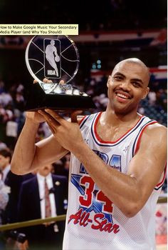 That's a MVP I see!! with Charles Barkley- 1991 NBA All-Star Game. # ...