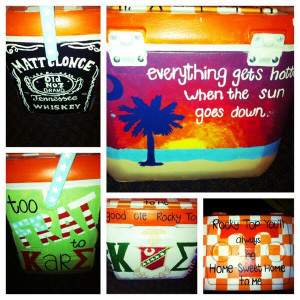 painted coolers