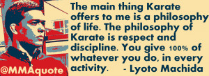 Lyoto Machida on what Karate offers to him