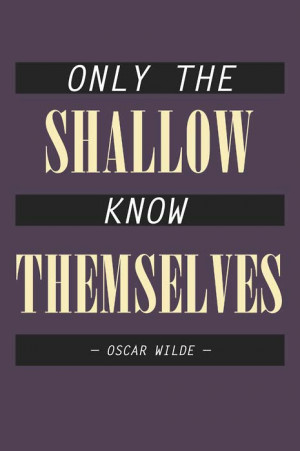 Quotes About Shallow People