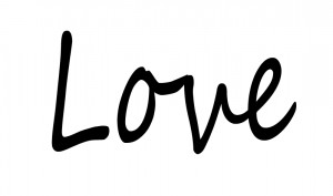 love you love the word love in different fonts of the word love ...