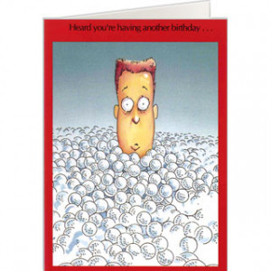 Lot of Balls Funny Golf Birthday Card 5
