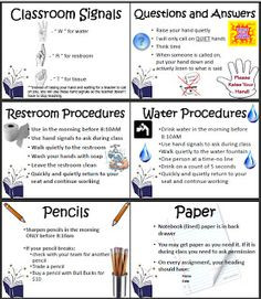 Classroom Procedures