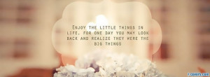 Enjoy Little Things Facebook Cover Timeline Banner For Fb
