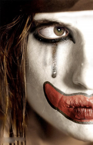 Tears Of A Clown Sad clown tears nicetotheface jpg
