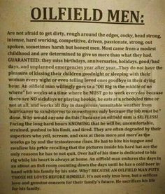 sure do love my oilfield man!!! This could not have said it better!!