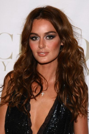 Nicole Trunfio - GORGEOUS color and style - cinnamon waves