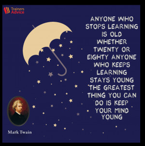 Trainer’s Quote of the Week by Mark Twain