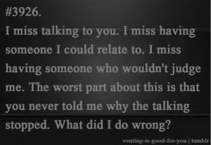 don't know what happened