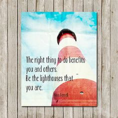 Lighthouse Print, 8x10, Instant Download, Lighthouse Quote Printable ...