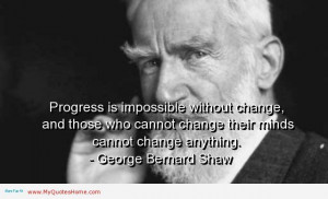 Change and progression should be embraced, but unfortunately we hold ...