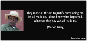 More Marion Barry Quotes