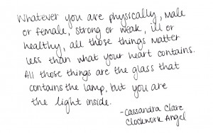 Cassandra Clare Quotes Tags: #cassandra clare #quote