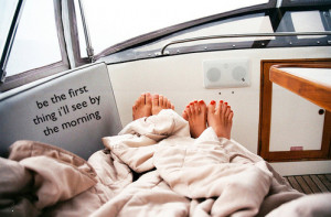boat, couple, feet, love, morning, nails