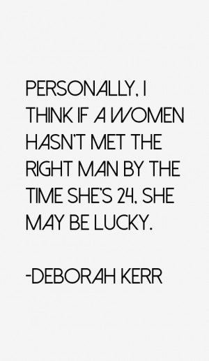 Deborah Kerr Quotes amp Sayings