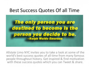 Best Success Quotes of All Time