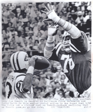 Joe Namath & Bubba Smith – Super Bowl III