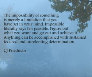 Impossible... I'm possible ;)