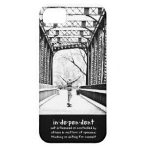 Longboarder Independence Quote iPhone 5 Case