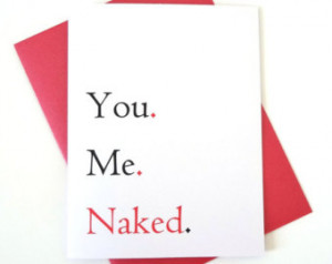 Naughty sexy love card for birthday or anniversary. card for boyfriend ...